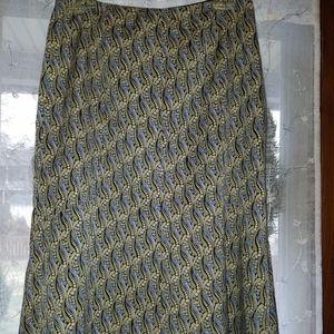 Talbots Size 4 A-Line Silk Skirt
